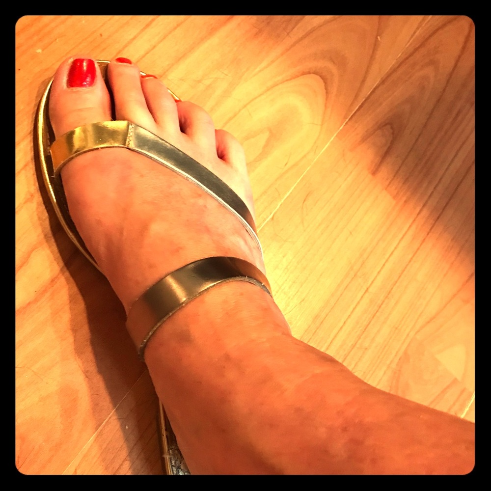 Sam & Libby Gold and Silver Sandals